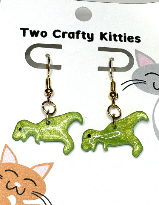 Dino Dangle Earrings