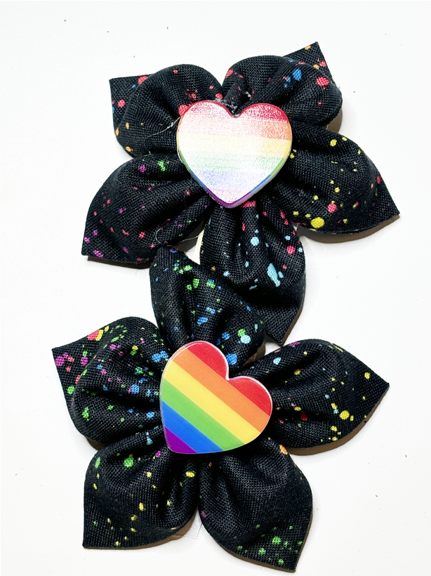 Rainbow Barrettes