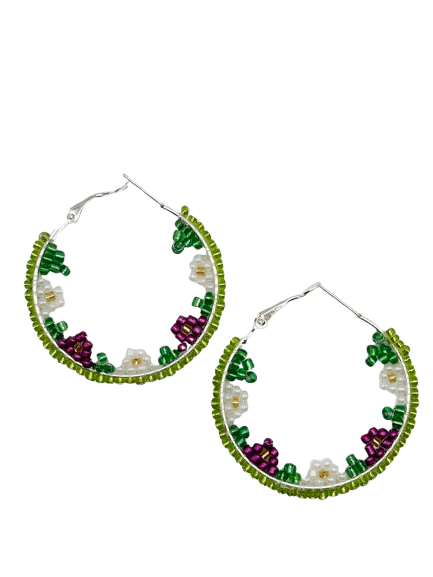 Beaded Hoop